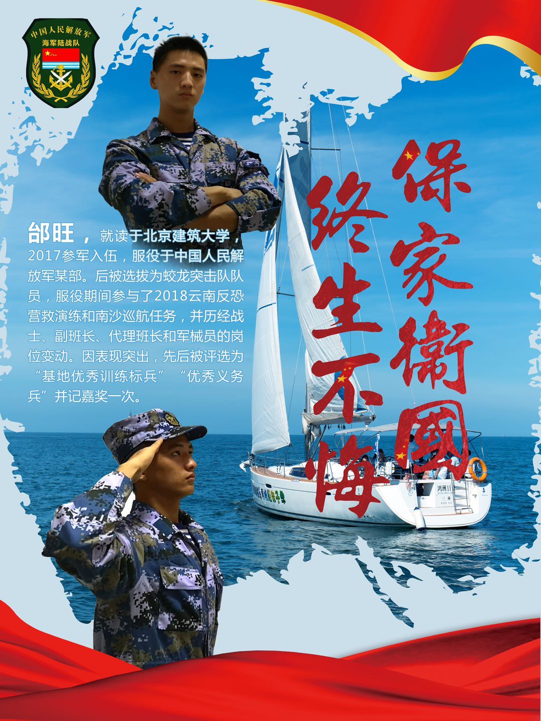 【青春榜样】邰旺：蛟龙出海，热血男儿！