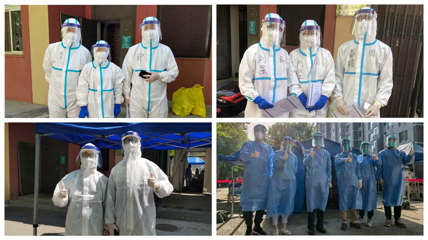 BETVLCTOR伟德在线教职工志愿者奋战在抗疫一线