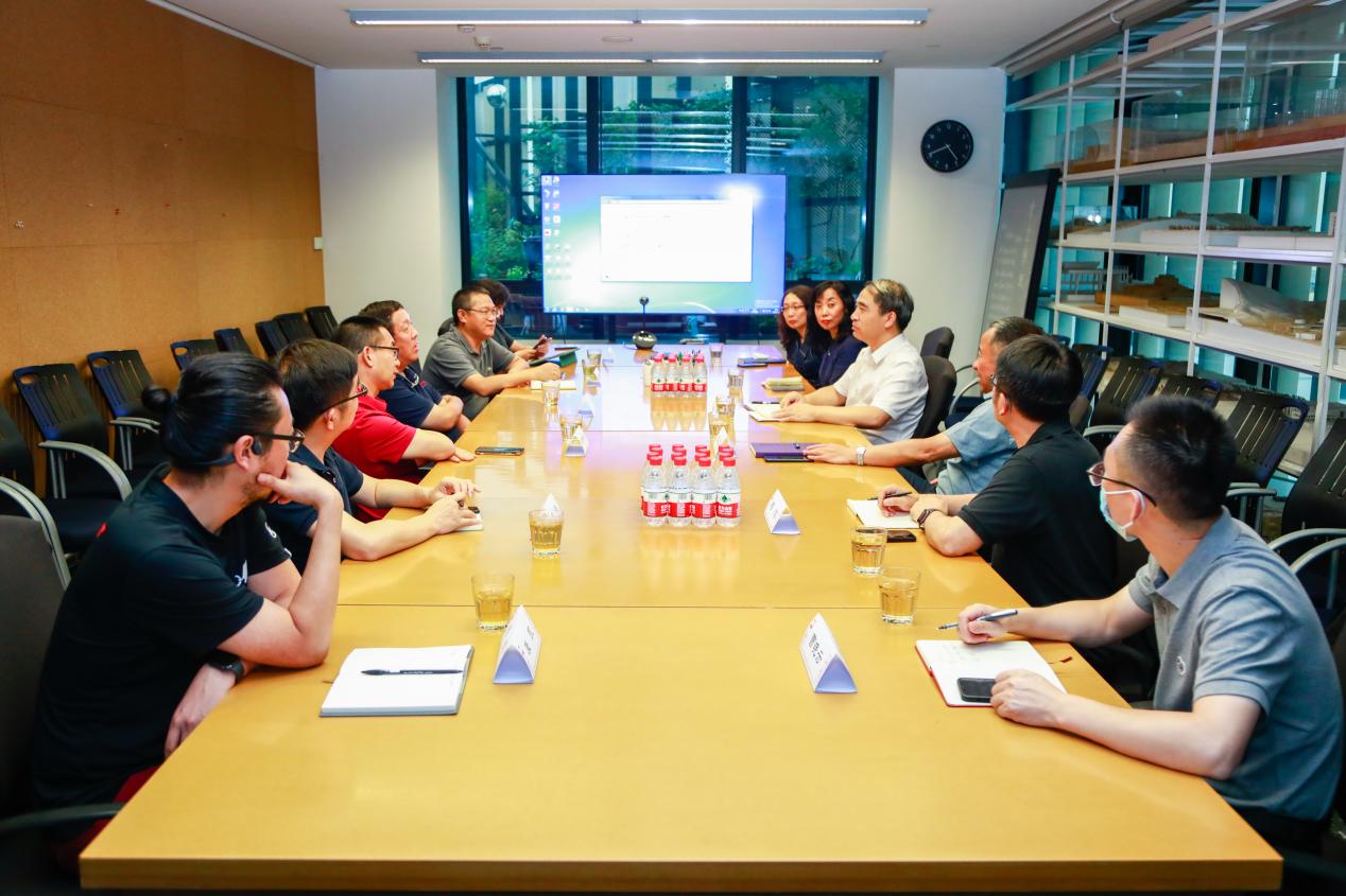 北建大党委书记李军锋、校长张大玉带队调研中国建筑设计研究院