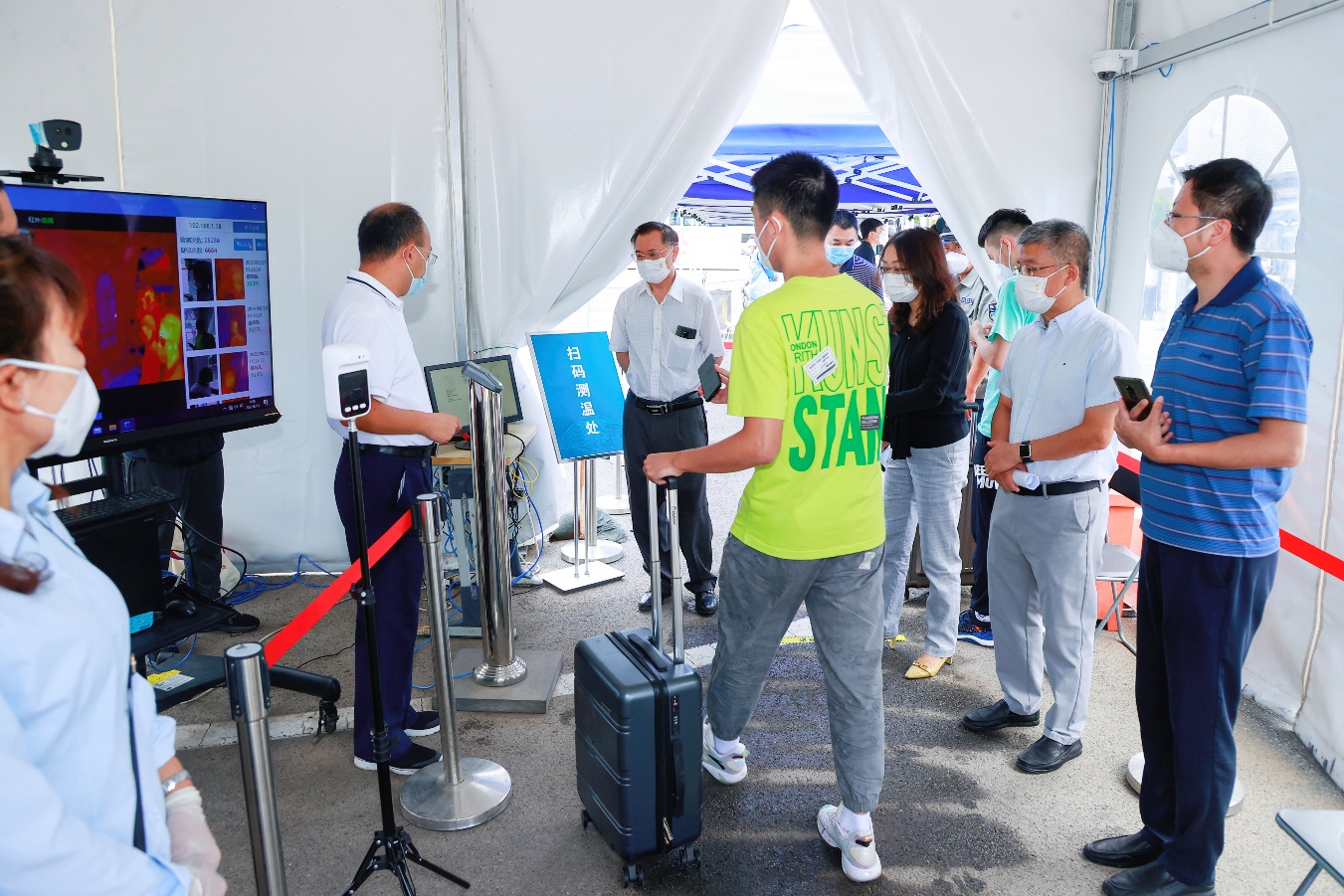 学校开展2022年秋季学期学生返校全流程演练